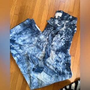 Cloth & Stone Wide Leg Palazzo Pants Tie-Dye